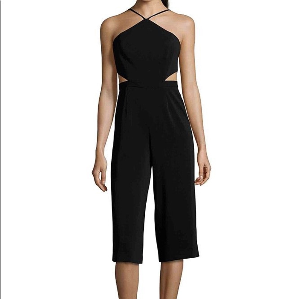 Jay Godfrey Chic culotte jumpsuit with halter neck